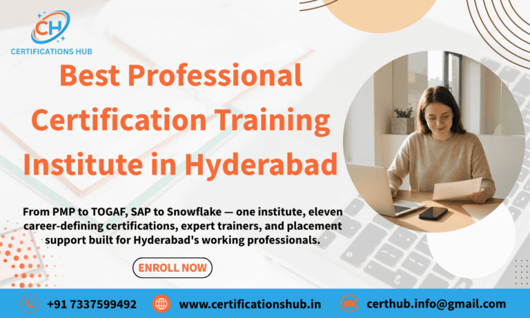 Best Professional Certification Training Institute in Hyderabad